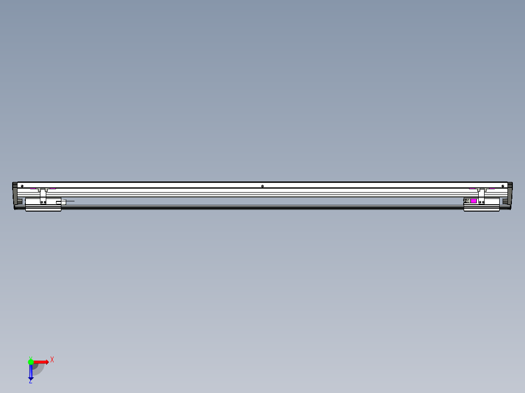 威洛博VL系列3d模型模组2VL17E1Y-S1200俯视图
