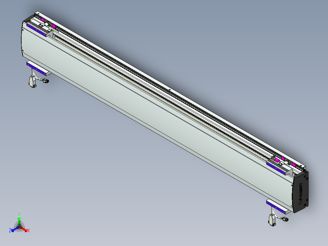 威洛博VL系列3d模型模组2VL17E1Y-S1200正等轴测图