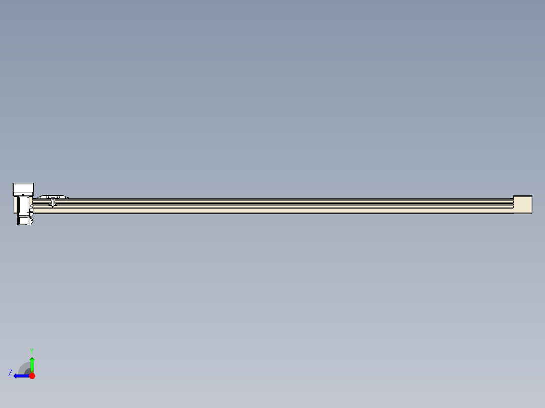 同步带全封闭直线模组TPA-HCB-65S-90-L1400-MR-Y-P10-N3右视图