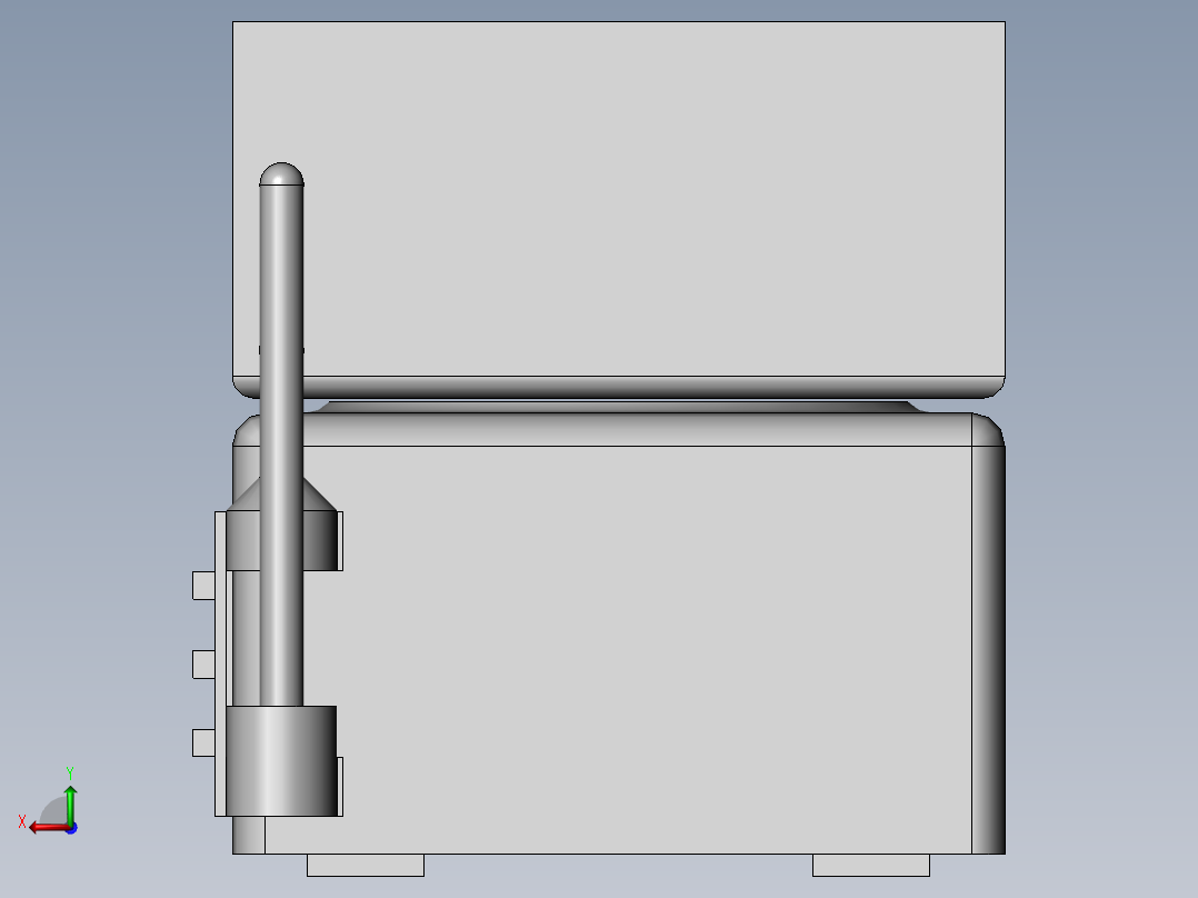 高效液相色谱仪后视图