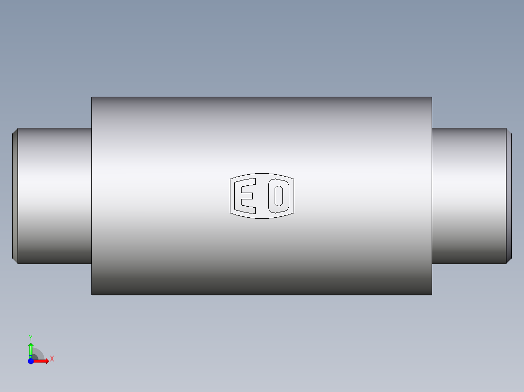 卡套式工业通用硬管接头EO_Weld_bulkhead_fitting_ESV16SX前视图