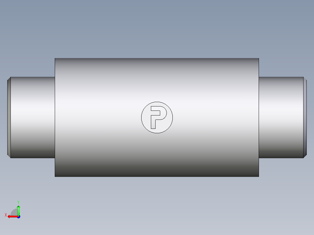 卡套式工业通用硬管接头EO_Weld_bulkhead_fitting_ESV16SX后视图