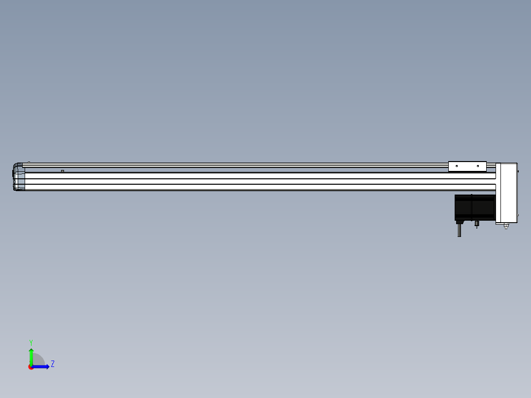 Toyo东佑达直线模组-ETH12-950-BM-200W左视图