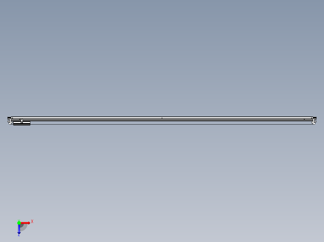 威洛博VL系列3d模型模组VL17E2Y-S3000俯视图