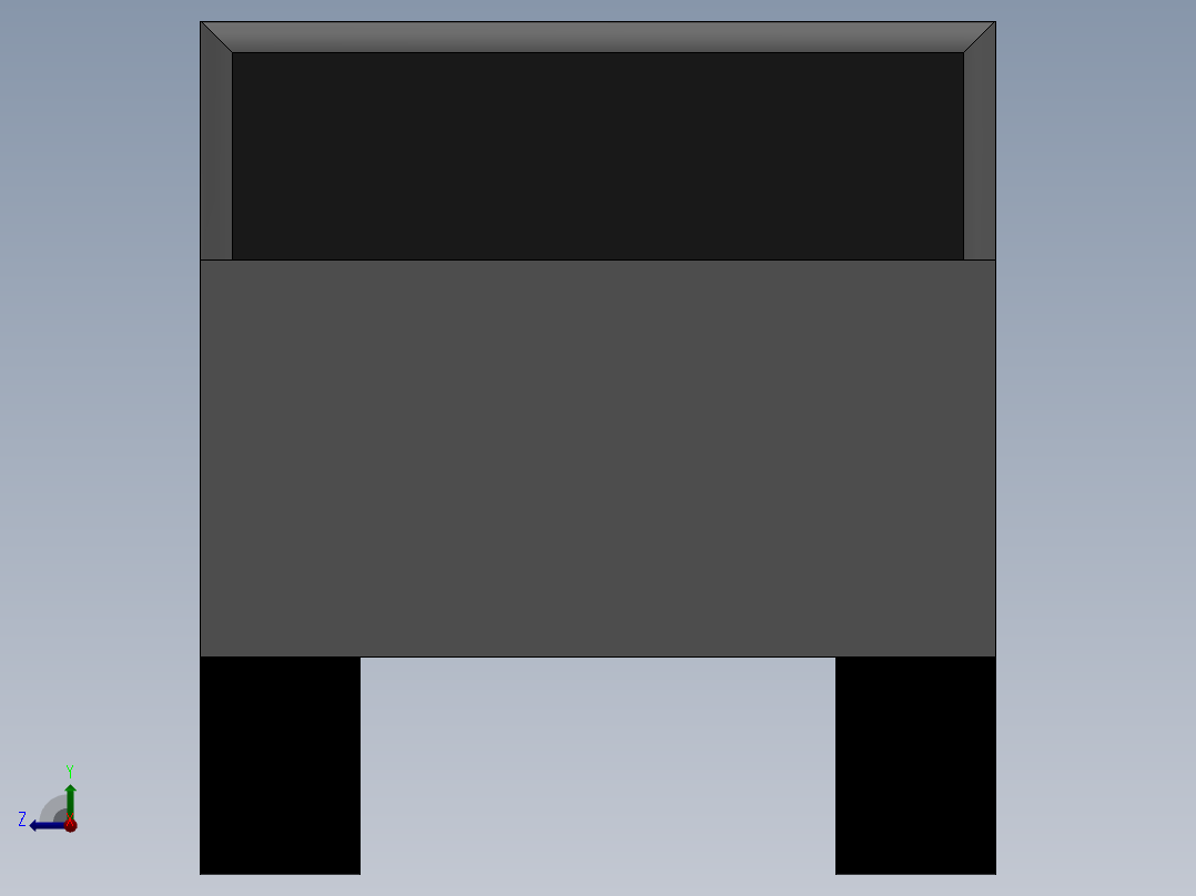 皮卡车模型3D图纸 (10)右视图