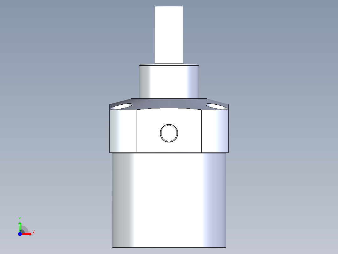 KOSMEKLG1050-Sx-P多系列多零件图纸模型前视图