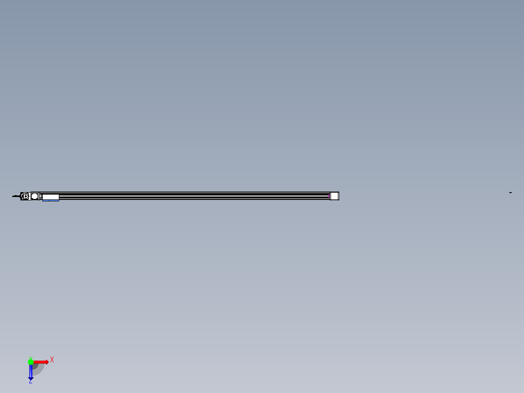 威洛博LB.GB同步带传动--欧规系列GB8-L96-S2950-BL-P75俯视图