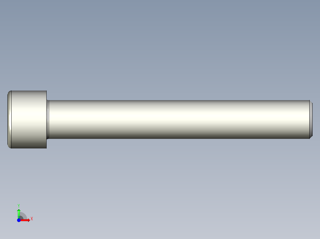 螺钉-DIN_912-M16x110.stp前视图