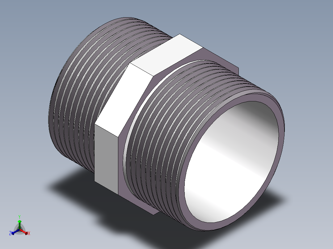 对丝-六角等径 DN40