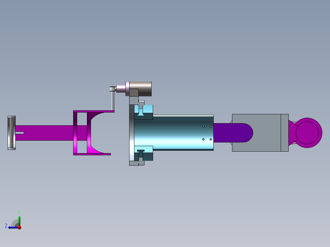 最新上肢康复机器人设计（含三维SW模型+CAD图纸+说明书）右视图