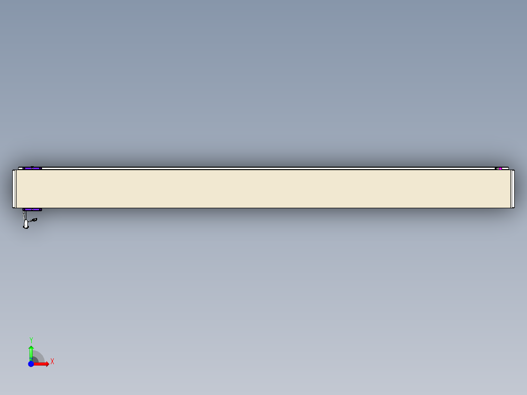 威洛博VL系列直线电机模组-VL22H1-S2700前视图