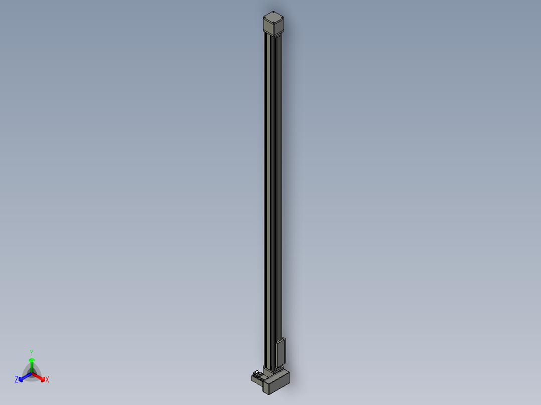 欧规系列-GB8-L96-S2300-BRD-P40-MS3正等轴测图