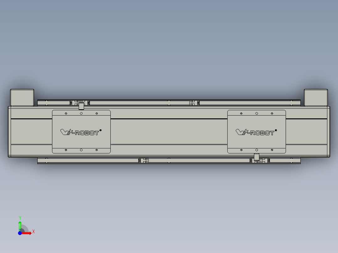 威洛博双电机滑台-VBC14S2-L50-S300-BD-P40-C6前视图