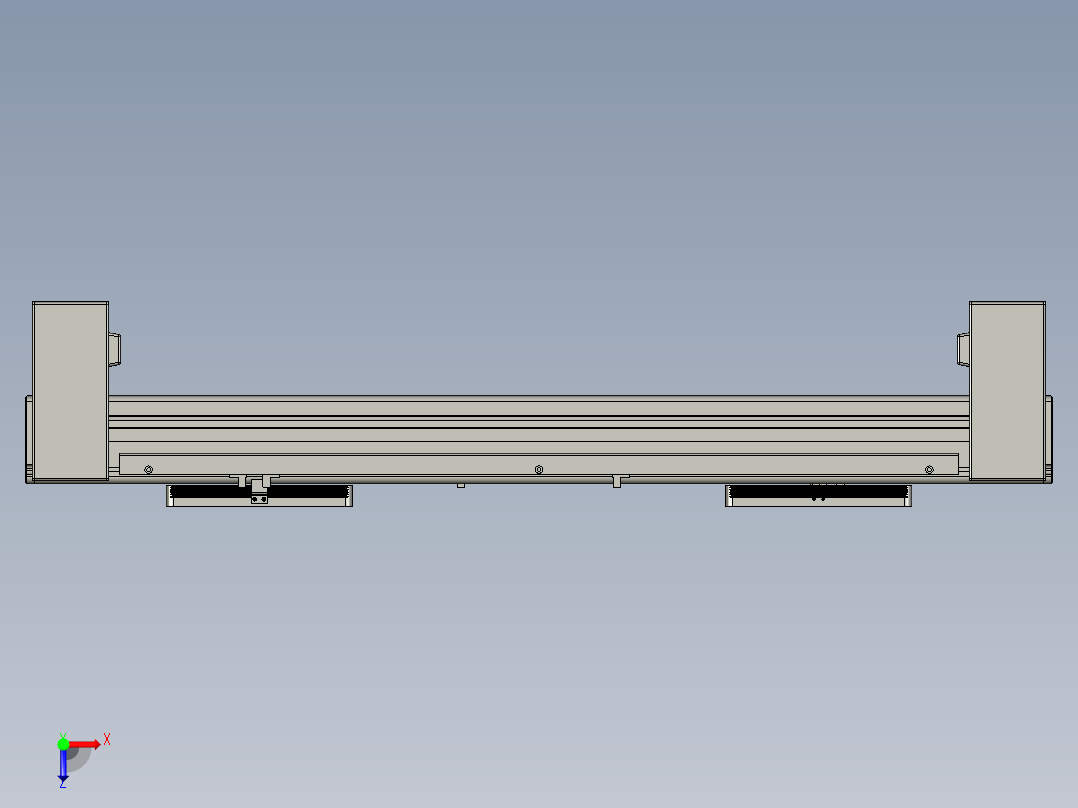 威洛博双电机滑台-VBC14S2-L50-S300-BD-P40-C6俯视图