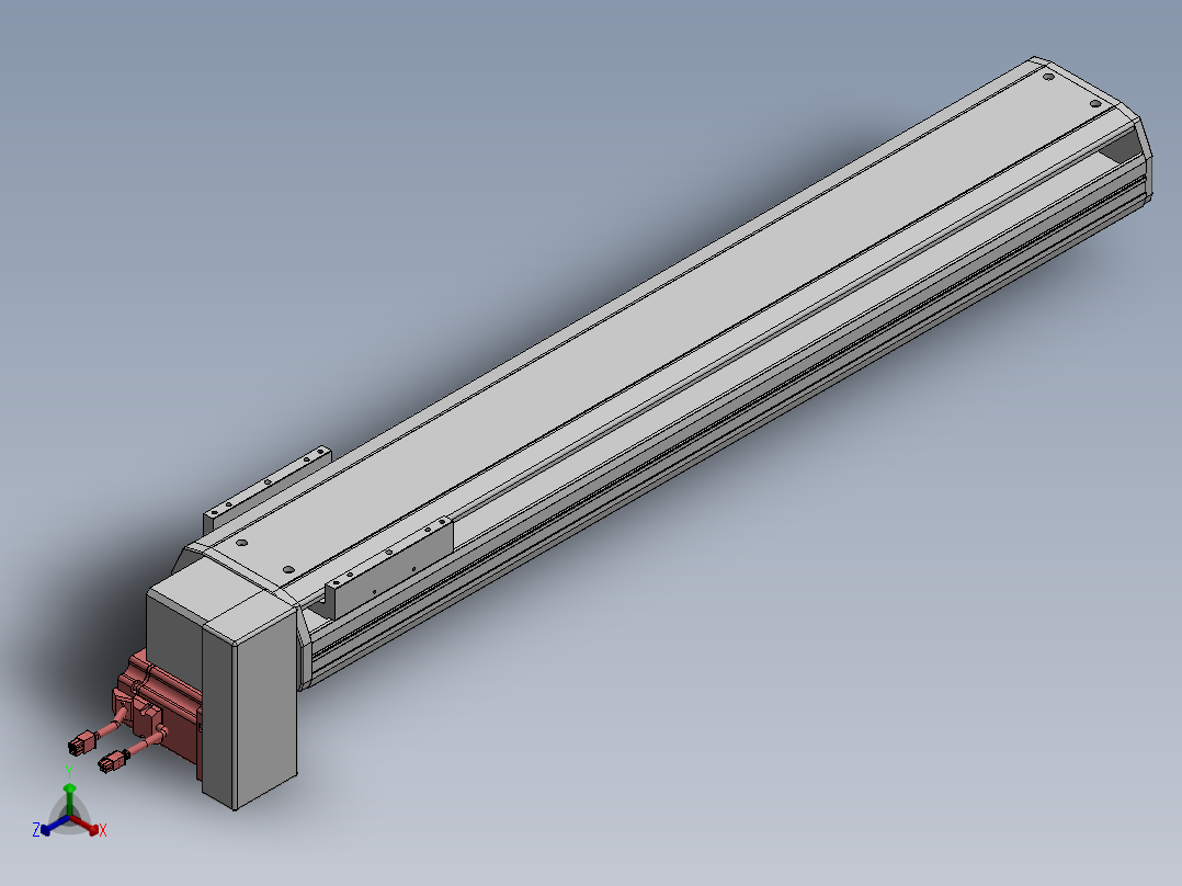 精密模组MT170-L125-800-RD-M75-C4正等轴测图
