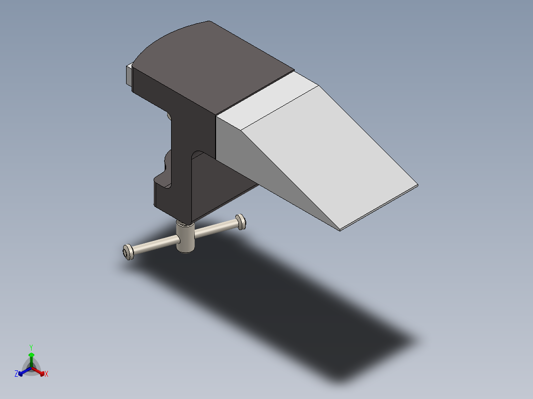 台式销组合砧正等轴测图
