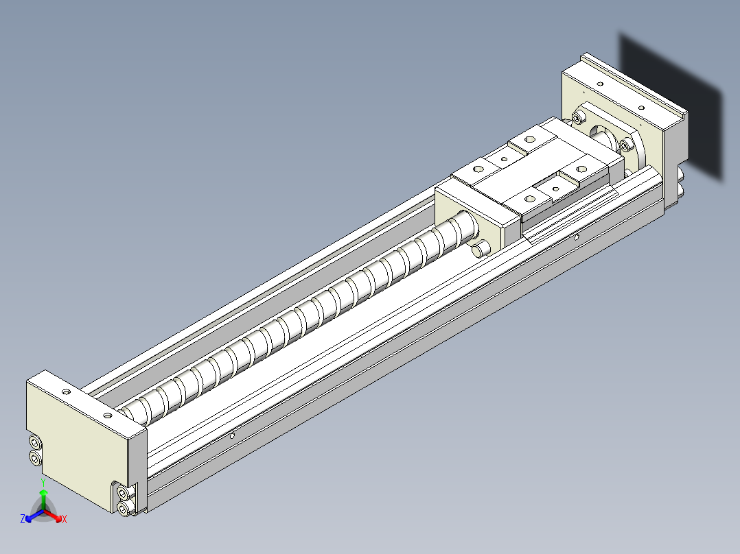 钢基模组-TPA-KSR-6005C-300A1-M-H0S0正等轴测图