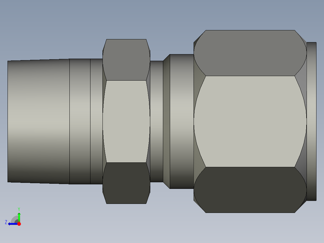 卡套式工业通用硬管接头12_fbu-s右视图