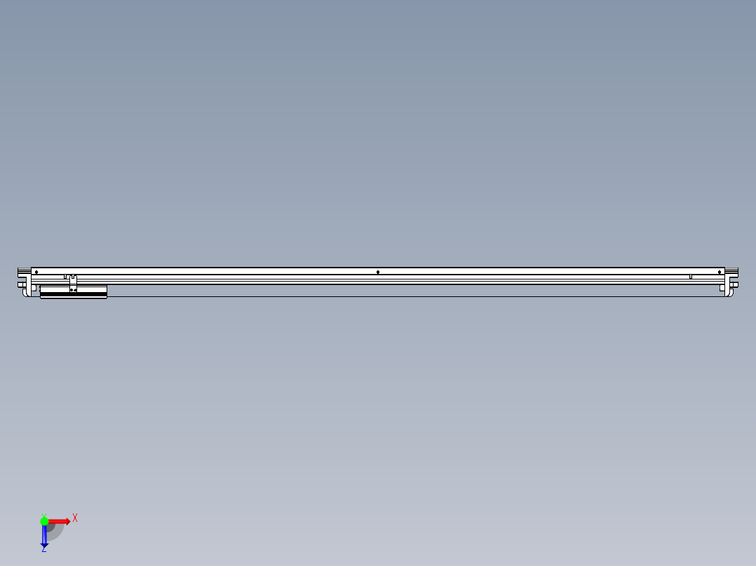 威洛博VL系列3d模型模组VL14S2Y-S1650俯视图