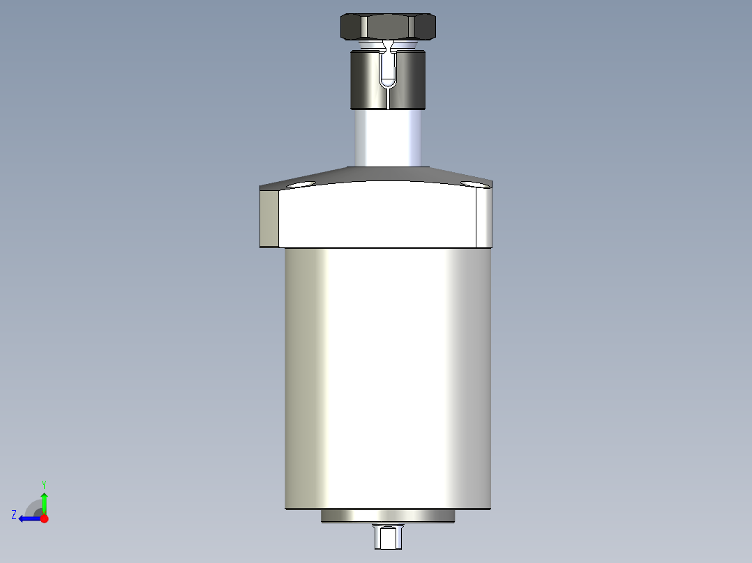 KOSMEKWHE4000-2SRD多系列多零件图纸模型右视图