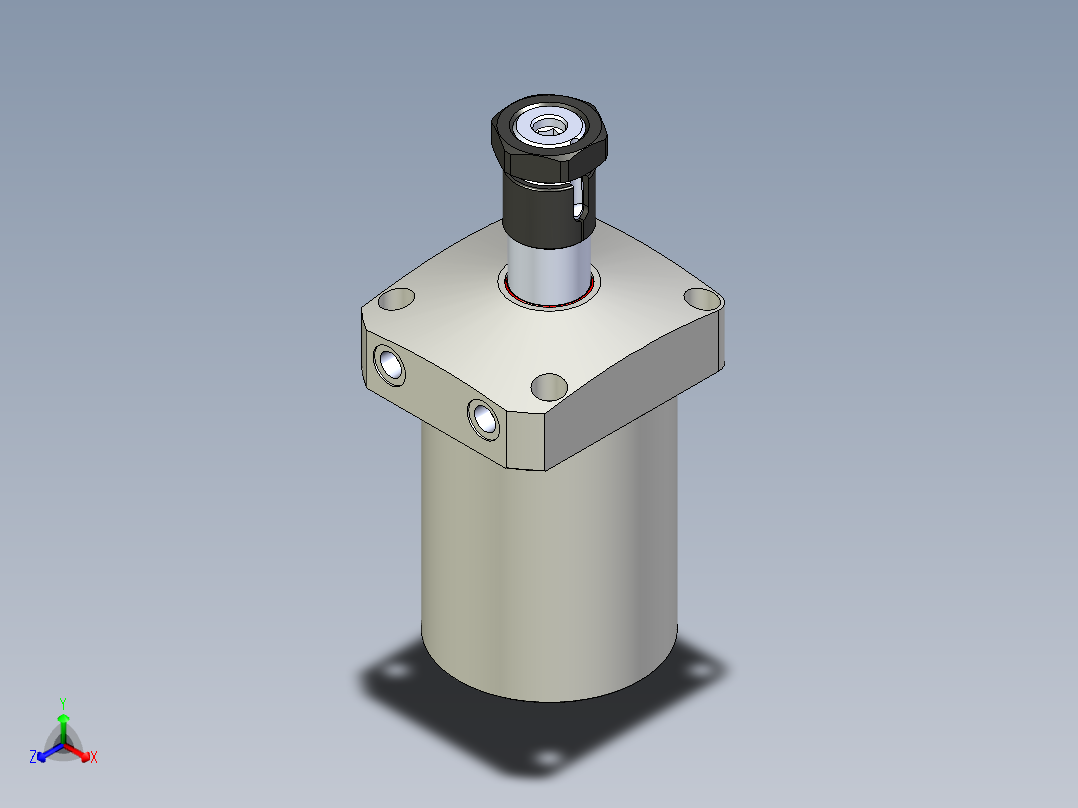 KOSMEKWHE4000-2SRD多系列多零件图纸模型正等轴测图
