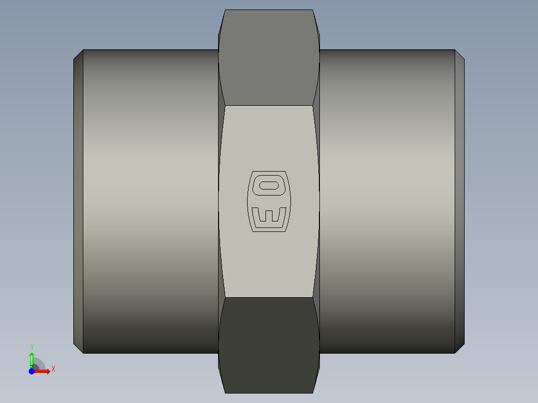 卡套式工业通用硬管接头EO Union G30S71X前视图