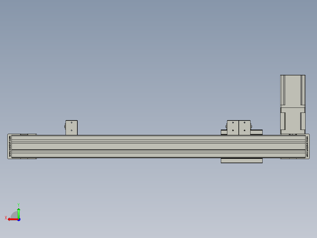 威洛博LB.GB同步带传动--欧规系列EBF5-L11-S400-BR-P20-C4后视图
