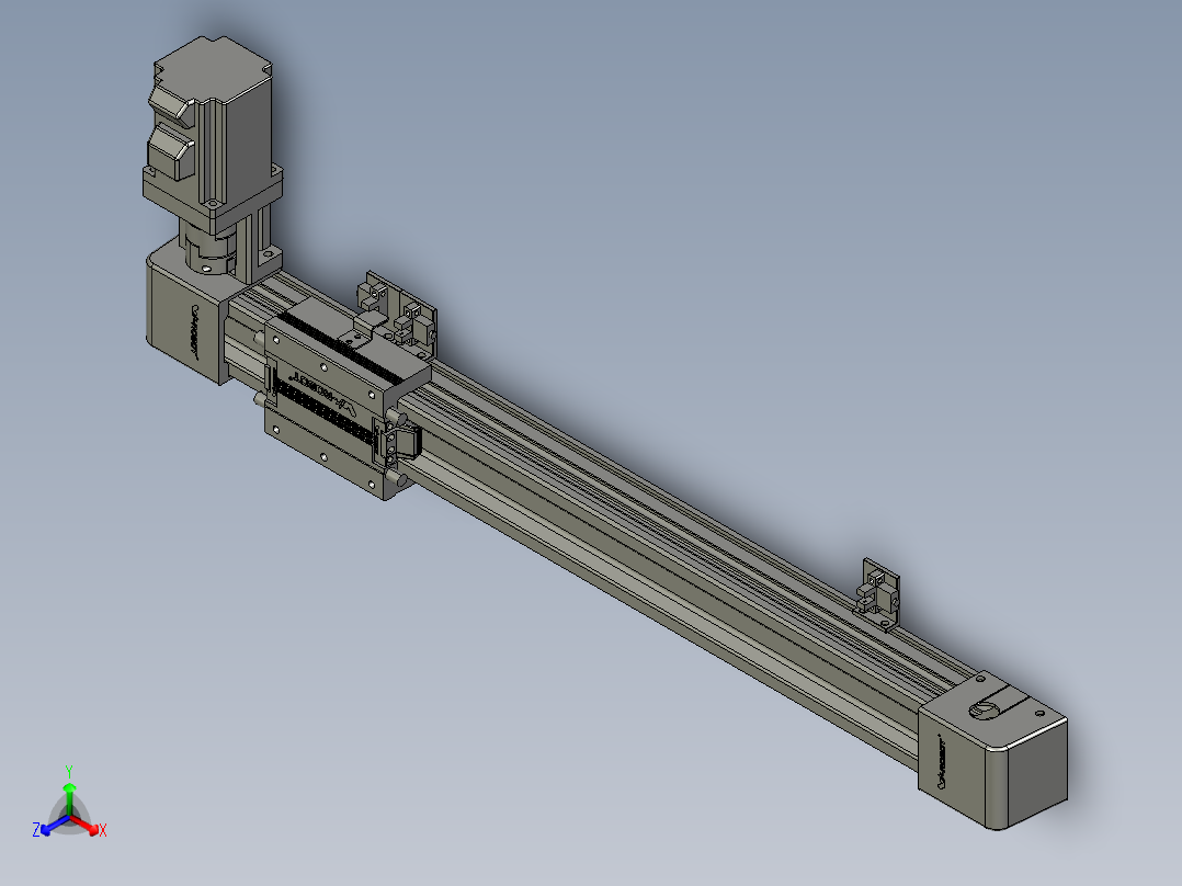 威洛博LB.GB同步带传动--欧规系列EBF5-L11-S400-BR-P20-C4正等轴测图
