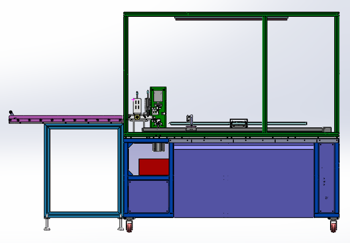 A35导槽定长裁断机（sw18可编辑+工程图+bom)