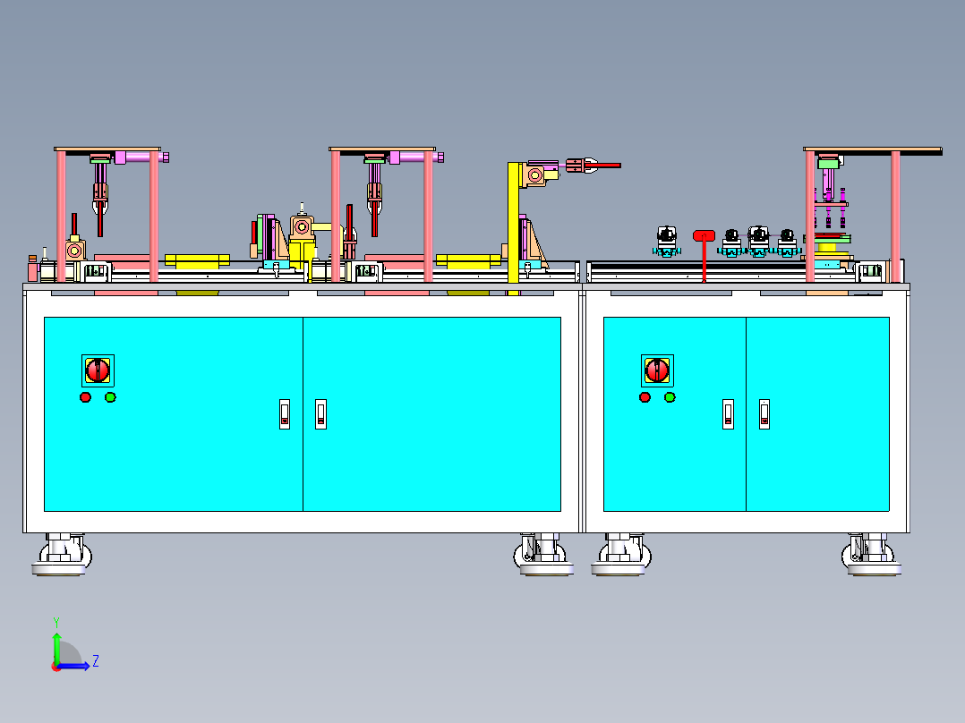 AOI清洗检测设备sw24可编辑左视图