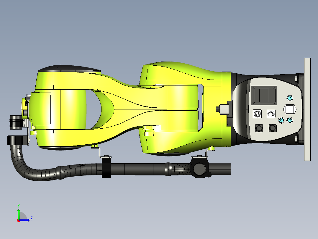 kuka kr6 r700左视图