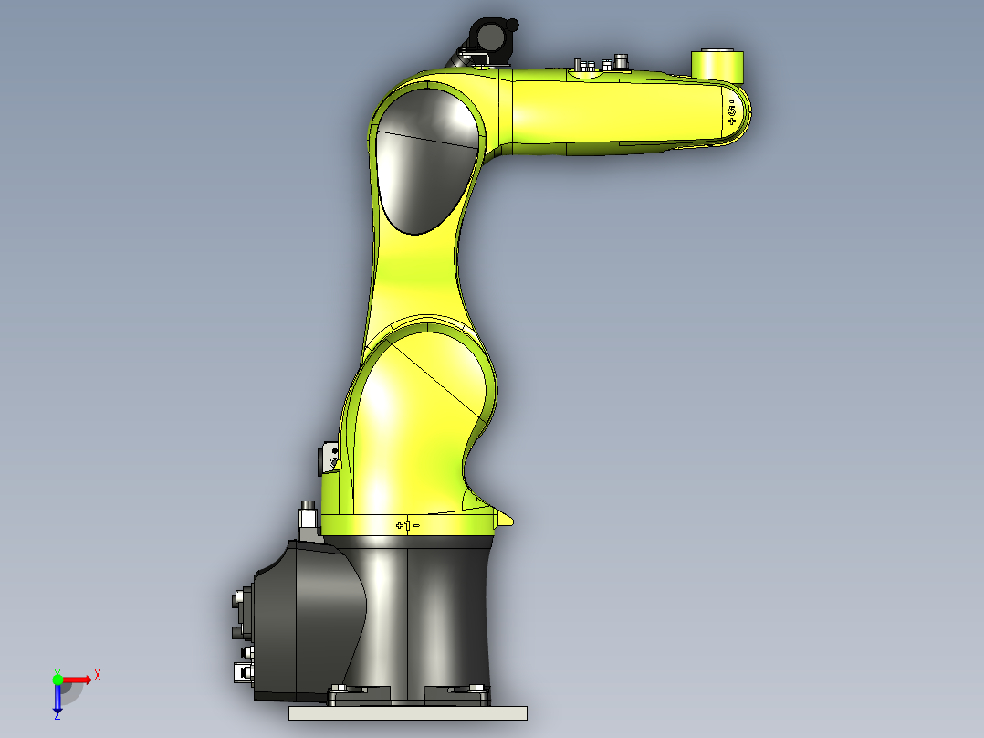 kuka kr6 r700俯视图