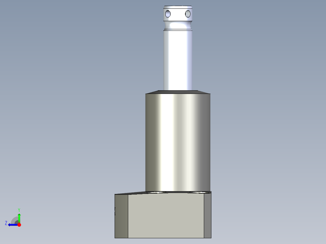 KOSMEKTLB0601-2JL-Q多系列多零件图纸模型右视图