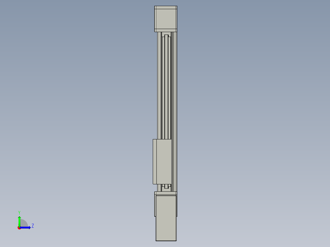 欧规系列-GB8-L96-S400-BL-P40-MS3左视图