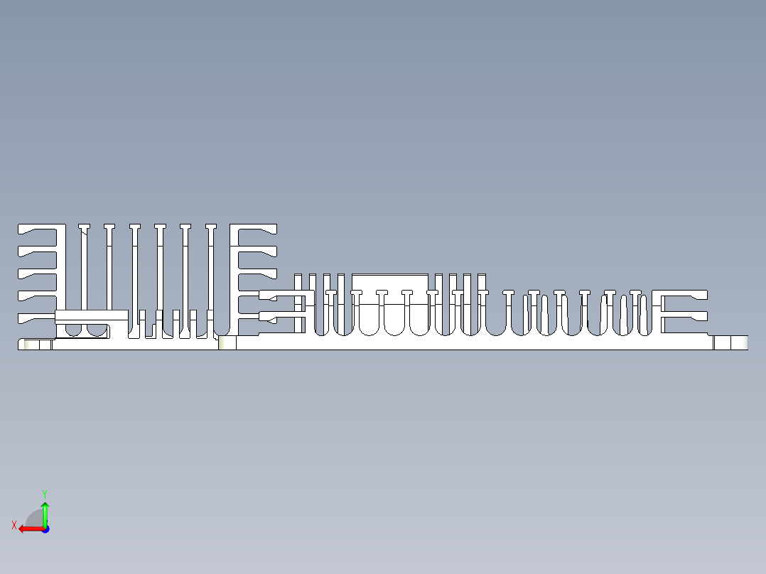 主板冷却块后视图