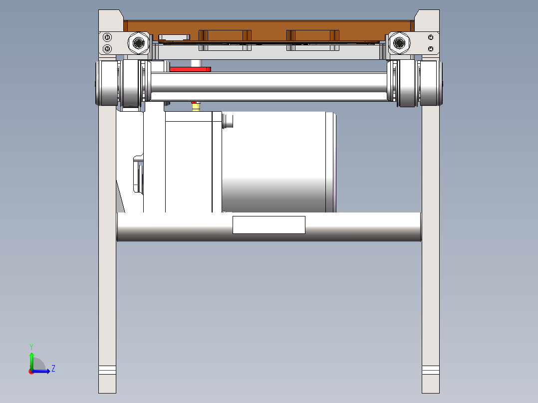 治具输送机构左视图