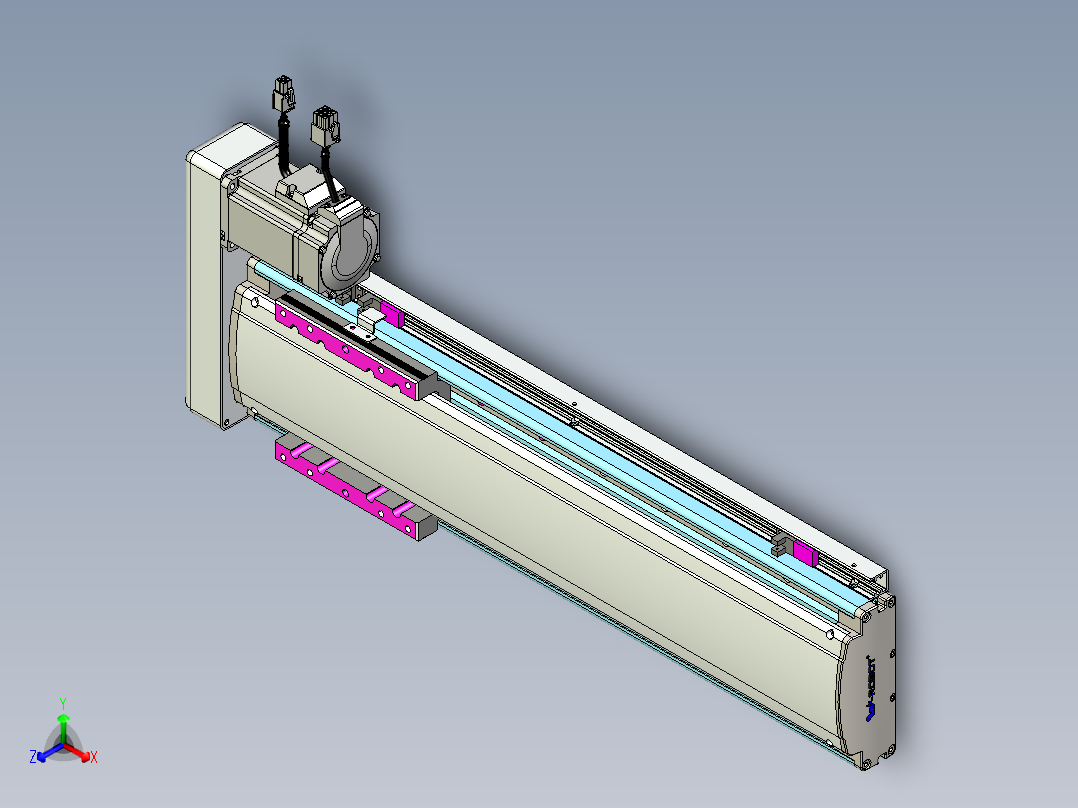 威洛博QF14-Lxx-C-S360-BR-ZP40-C3正等轴测图