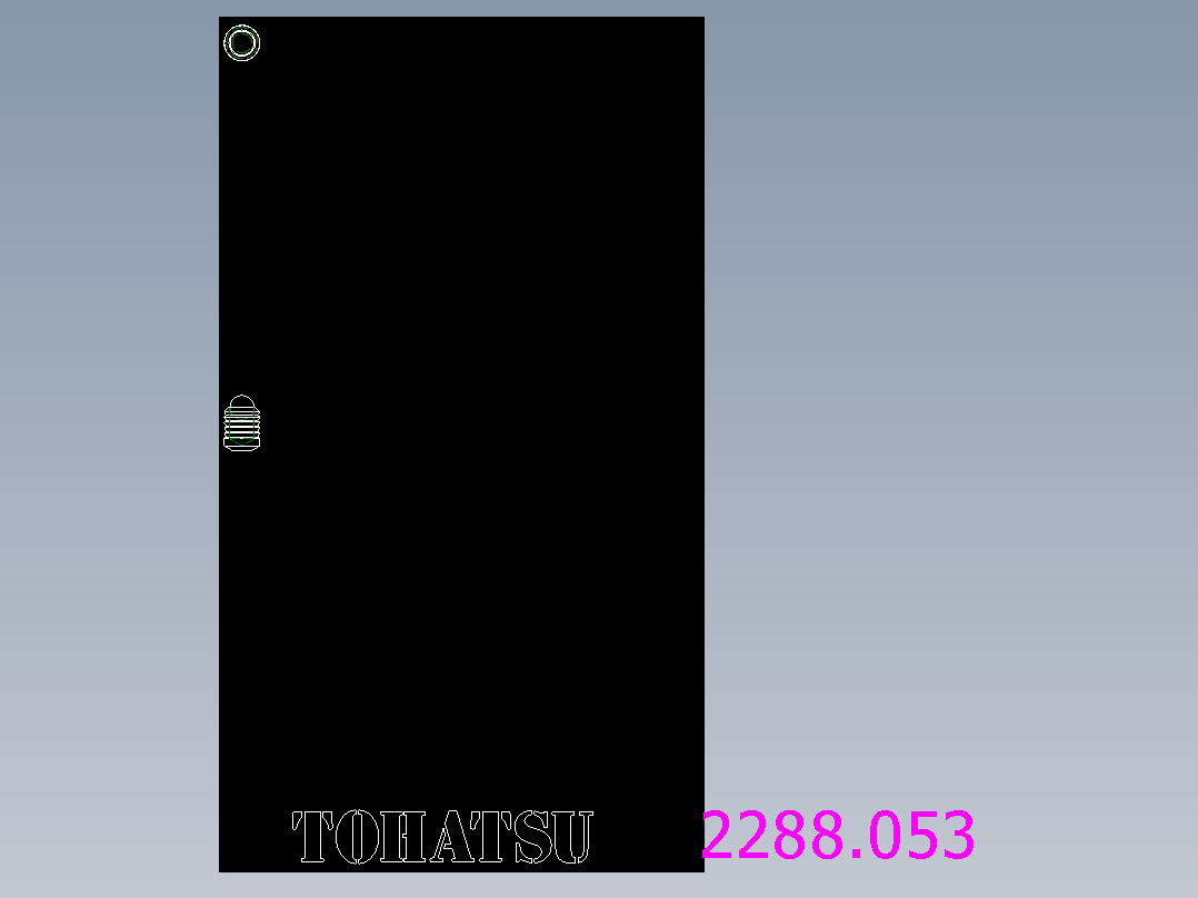 密封栓塞(不銹鋼)2288.-2D多系列多零件图纸模型