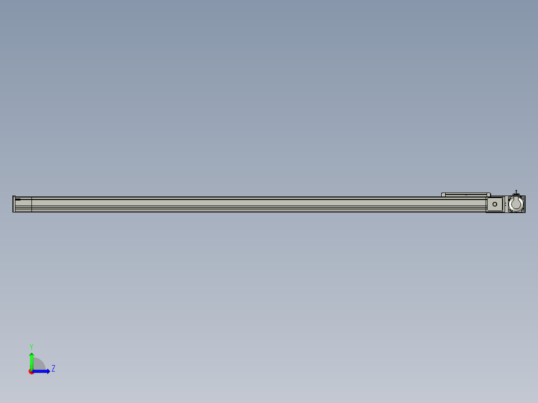 欧规系列-LB8-L75-S2100-BL-ZP75-C3左视图