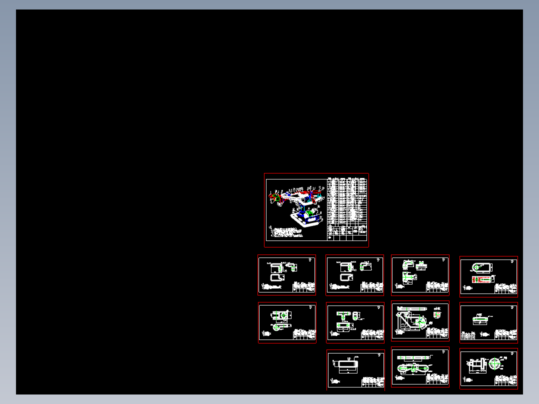 <span style='color: red'>机械手</span>-自动取料<span style='color: red'>机械手</span> dwg图纸