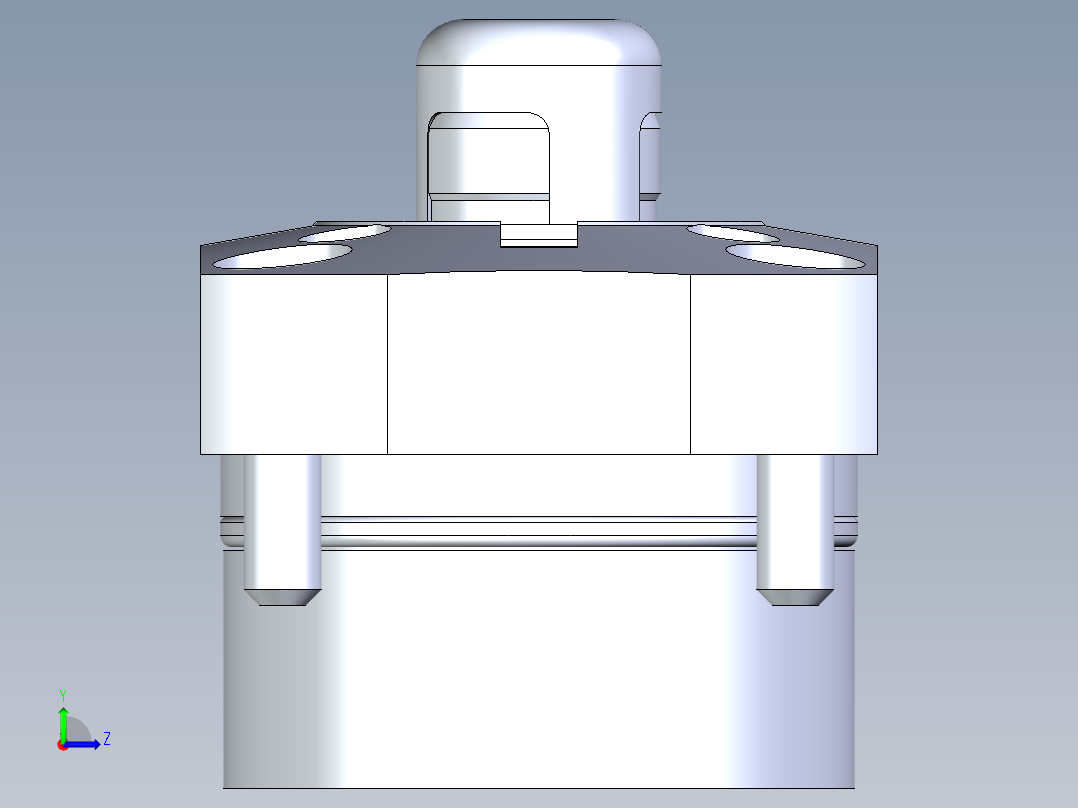 KOSMEKSFK2160-GN多系列多零件图纸模型左视图