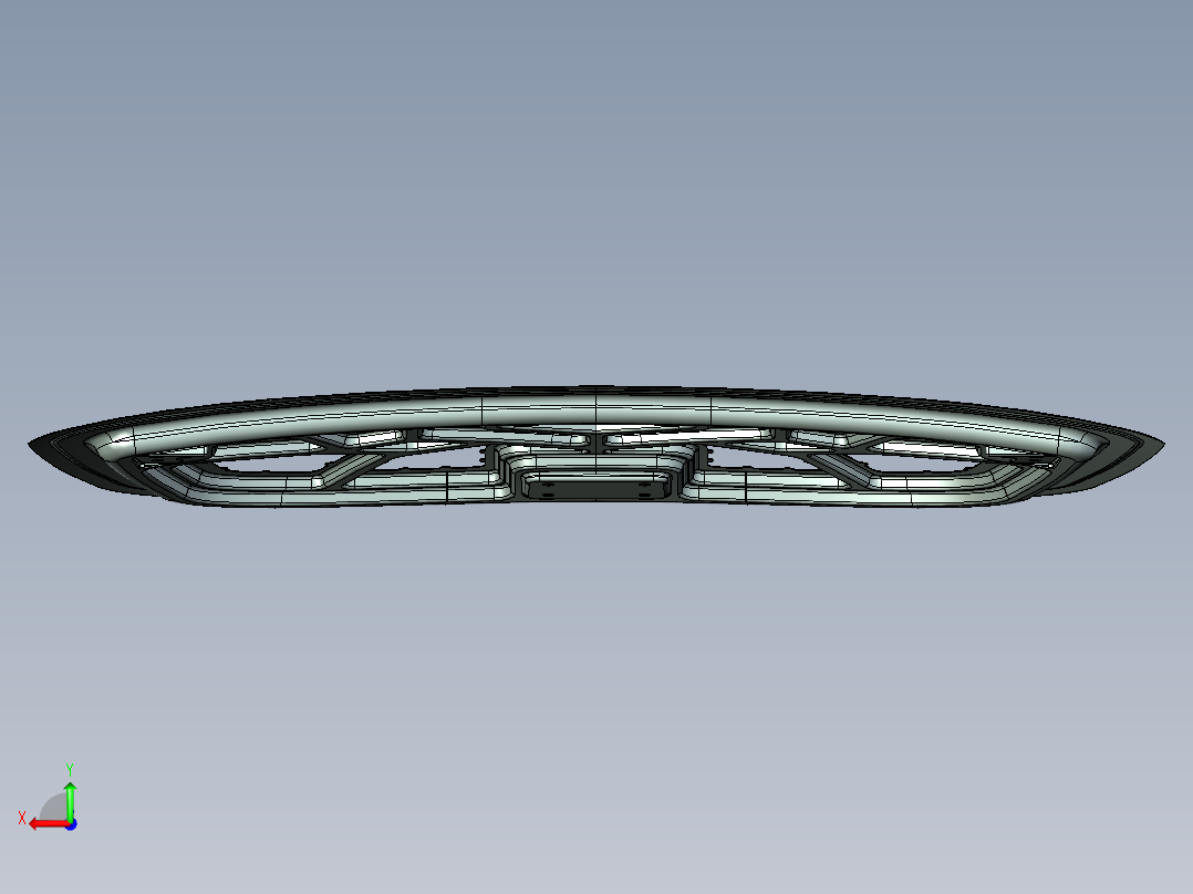 前罩内面板--creo后视图