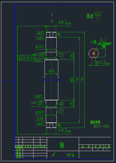 一种托举机构CAD图纸