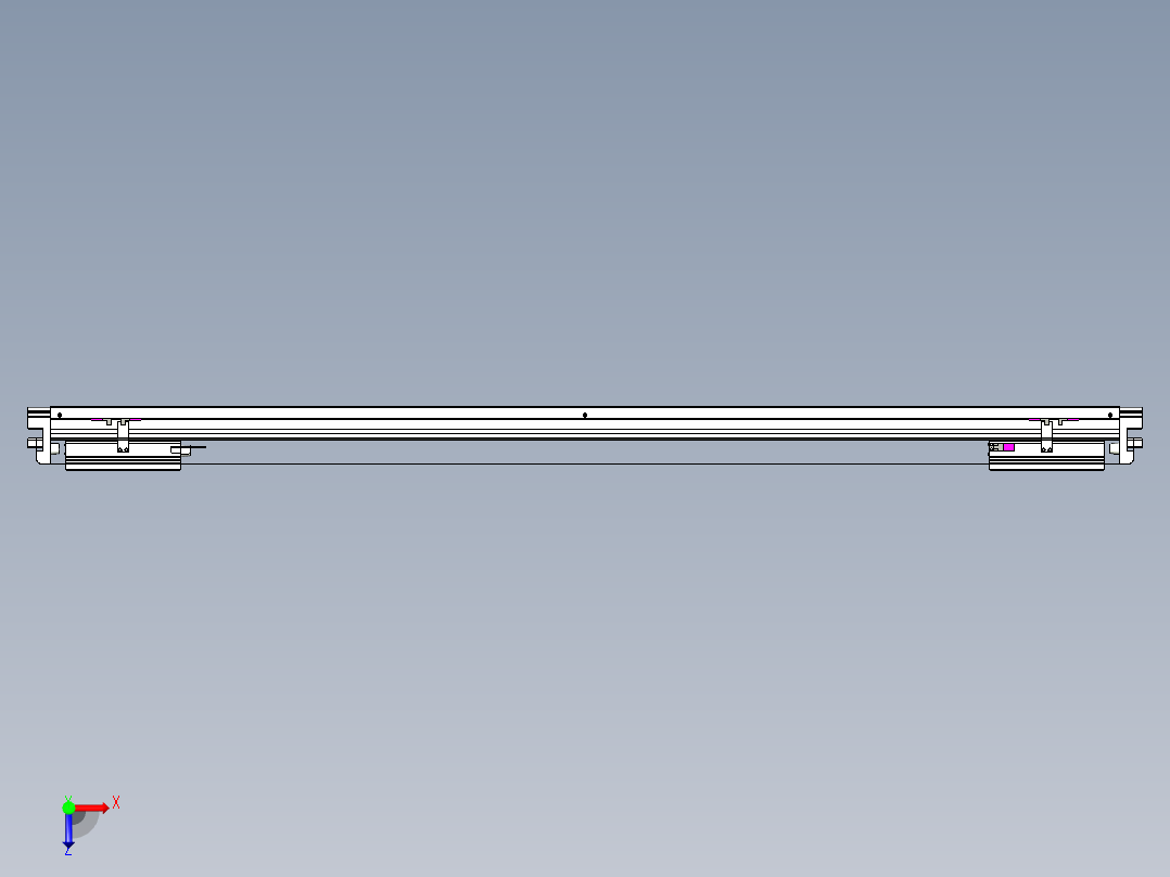 威洛博VL系列3d模型模组2VL22H2Y-S1250俯视图