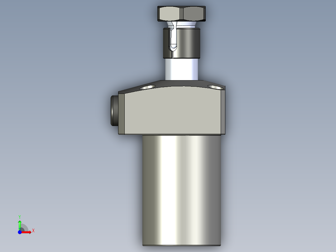 KOSMEKLHS0360-CR-Y60多系列多零件图纸模型前视图