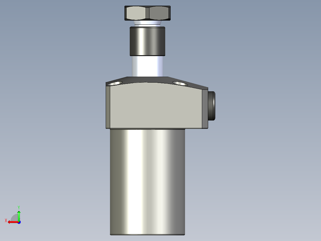 KOSMEKLHS0360-CR-Y60多系列多零件图纸模型后视图