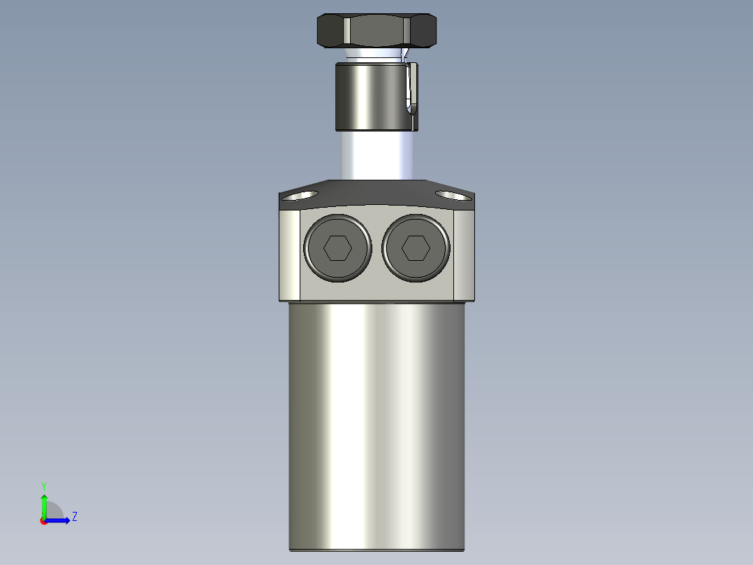 KOSMEKLHS0360-CR-Y60多系列多零件图纸模型左视图