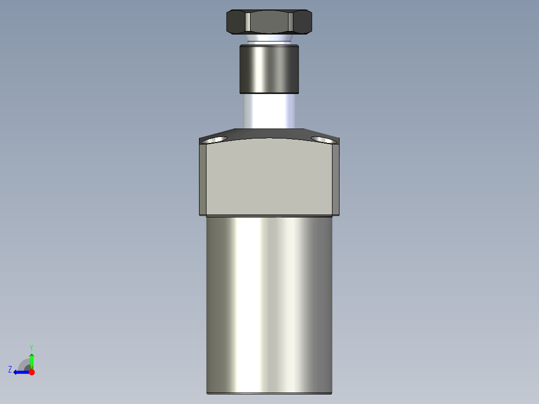 KOSMEKLHS0360-CR-Y60多系列多零件图纸模型右视图