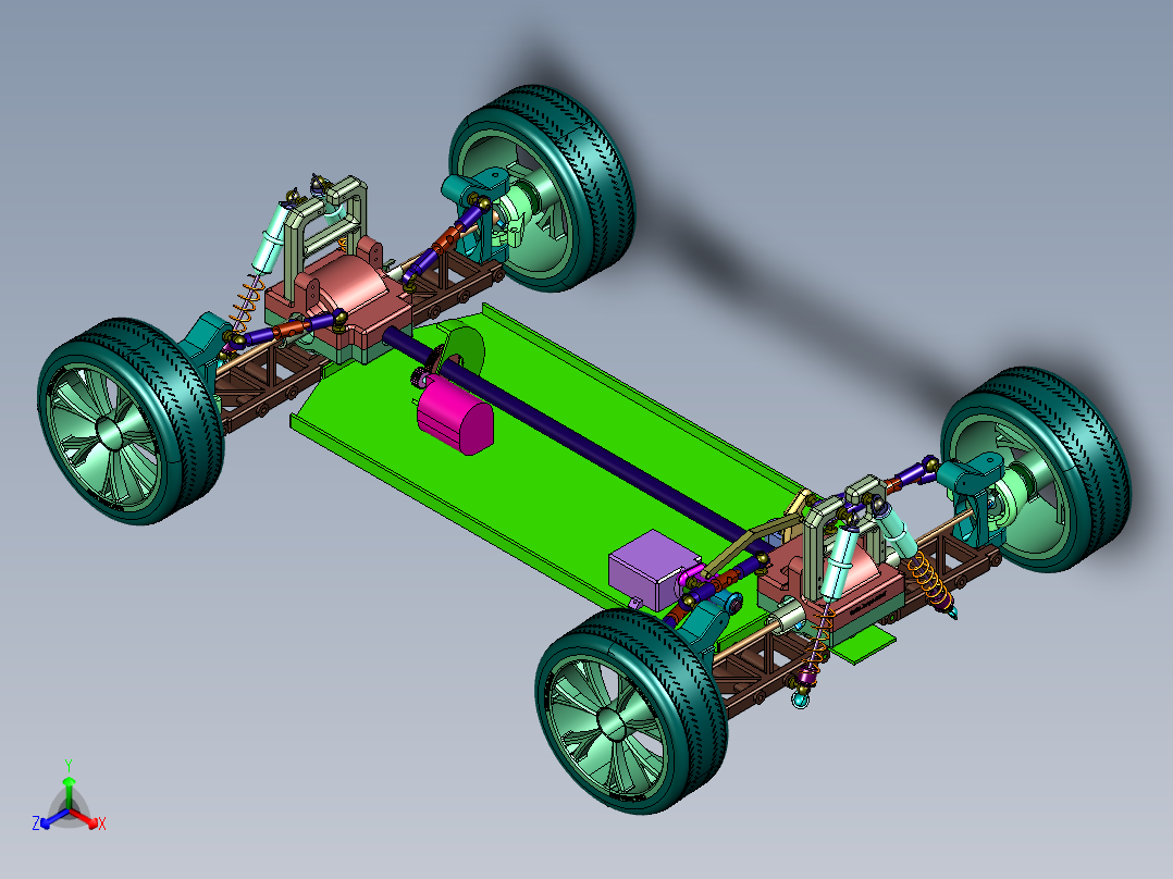 合金漂移无线仿真遥控车