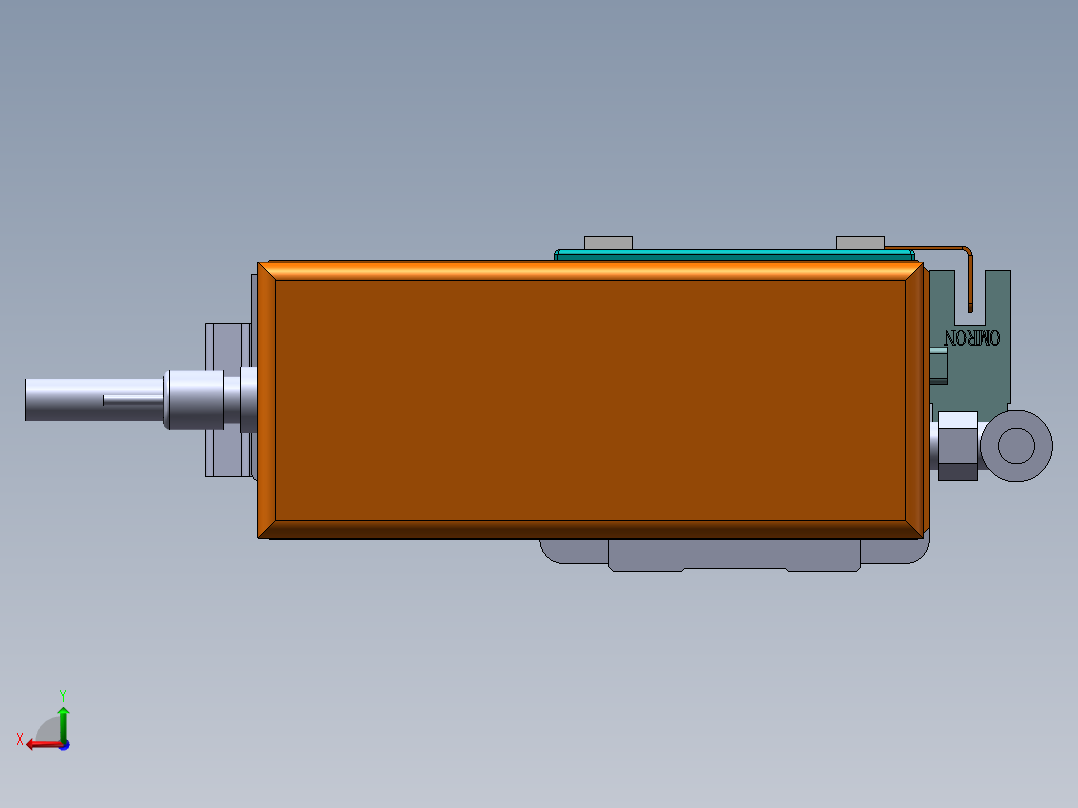 MCH丝杆全封闭MCH6M-BR-100W后视图